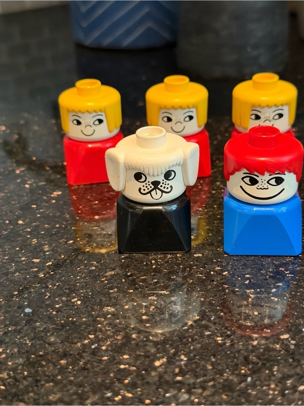 Vintage Lego Duplo Figures (9) - 1970s/1980s